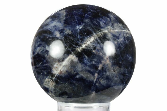Deep Blue, Polished Sodalite Sphere #241721